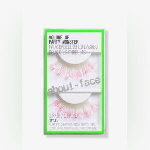 about-face Volume Up Faux Embellished Lashes Party Monster
